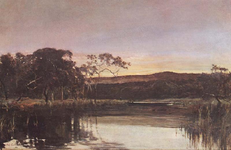 John Ford Paterson Sunset,Werribee River Sweden oil painting art